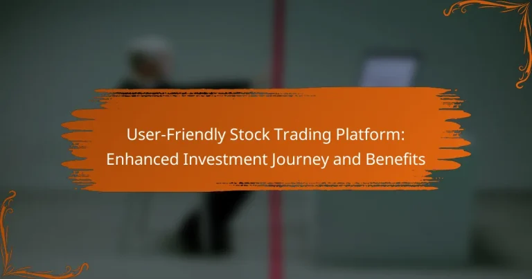 User-Friendly Stock Trading Platform: Enhanced Investment Journey and Benefits